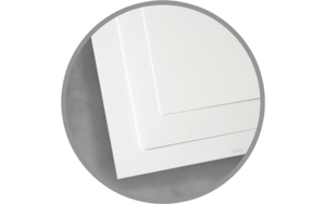 Sima fehér matt karton