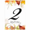 eskuvoi-asztalszam-falevelek-liliommeghivo Falevelek esküvői Asztalszám képe egylapos változat