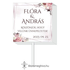 Írisz nyalóka köszönetajándék képe