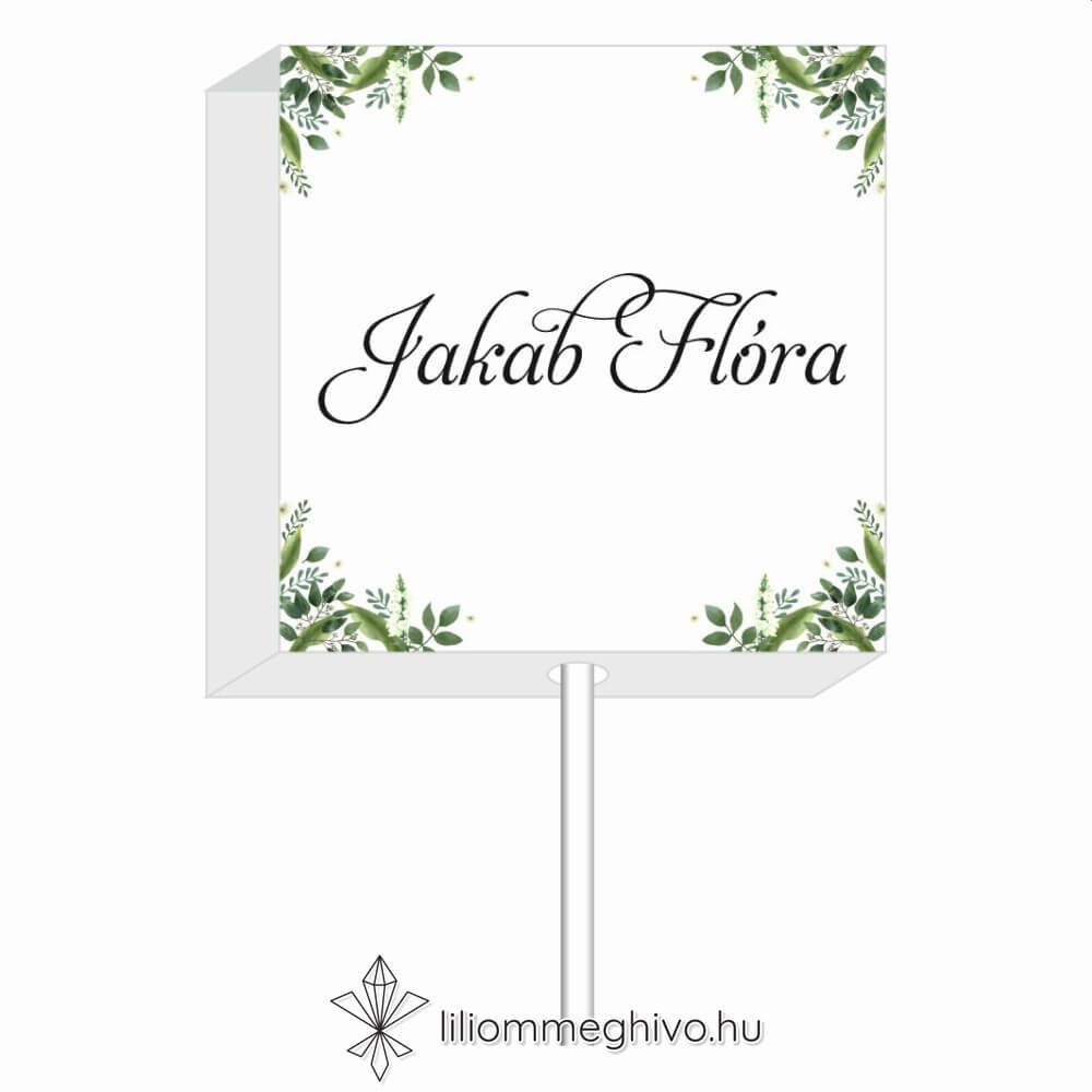 eskuvoi-koszonetajandek-nyaloka-ulteto-tappancs-liliommeghivo Tappancs esküvői nyalóka ültetőkártya és köszönőajándék greenery minta