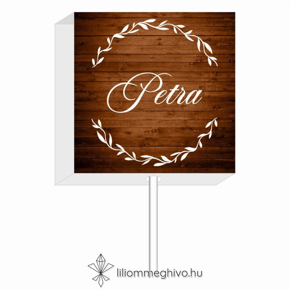 Pajta nyalóka köszönetajándék és Ültetőkártya