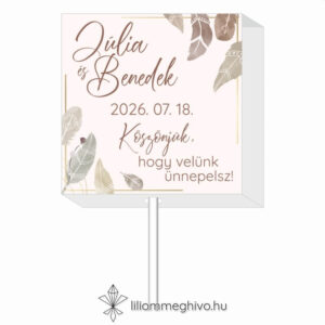 Indián esküvői nyalóka köszönőajándék pasztell színű tollakkal