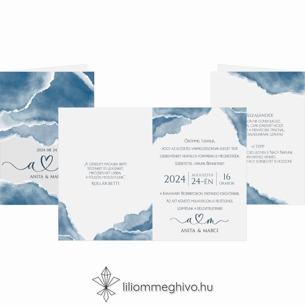 eskuvoi-meghivo-negyoldalas-fellegek-liliommeghivo Fellegek esküvői meghívó festett stílus négyoldalas változat