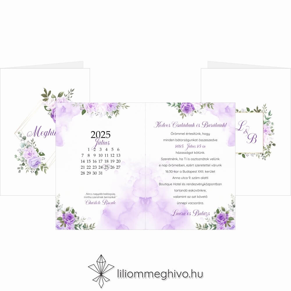 eskuvoi-meghivo-negyoldalas-tavasz-liliommeghivo Tavasz esküvői meghívó lila virágokkal négyoldalas változat