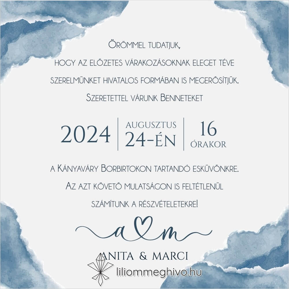 eskuvoi-meghivo-negyzet-fellegek-liliommeghivo Fellegek esküvői meghívó festett stílus négyzetes változat