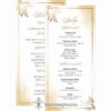 eskuvoi-menukartya-ketoldalas-aranypor-liliommeghivo Aranypor esküvői menükártya elegáns arany színű csillogás kétoldalas verzió