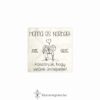 Cetli esküvői matrica gyűrt papírra emlékeztető nyomattal és aranyos grafikával négyzet alak